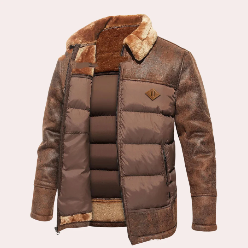 Veste d'hiver douillette de haute qualité pour hommes
