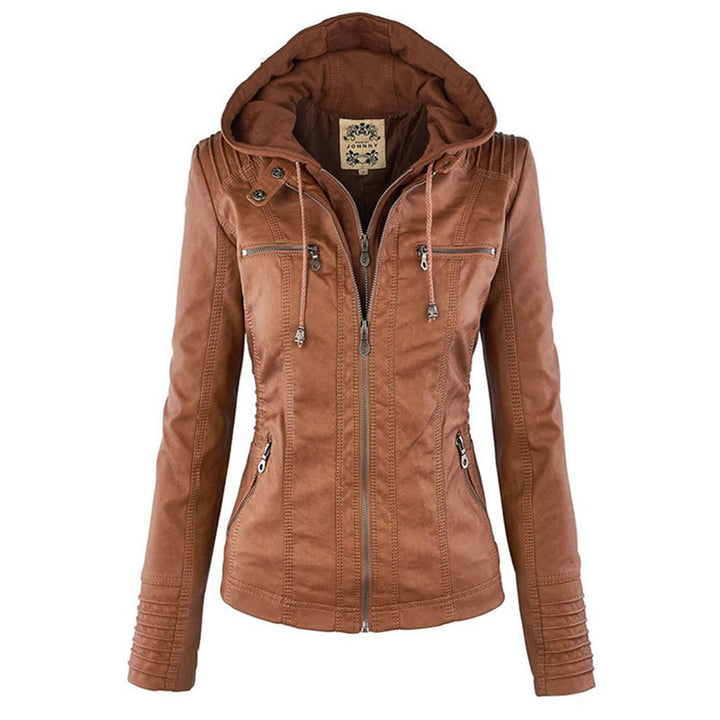 Veste en cuir Eleganza Thermal Chic