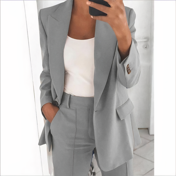 GRETCHEN - Ensemble blazer avec veste et pantalon