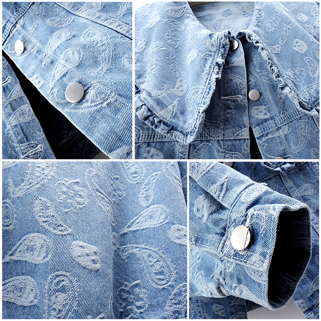 Johana - Veste à revers en denim