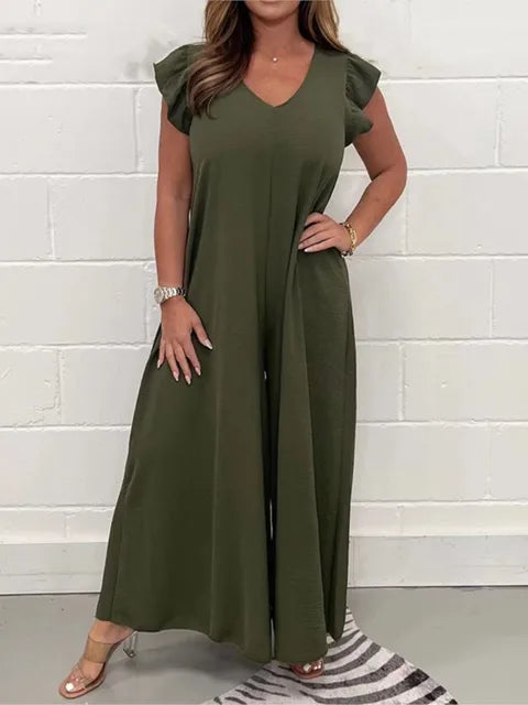 Sabrina - Combinaison à jambes larges