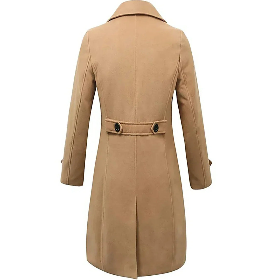 Elégant manteau de laine pour hommes pour les jours froids
