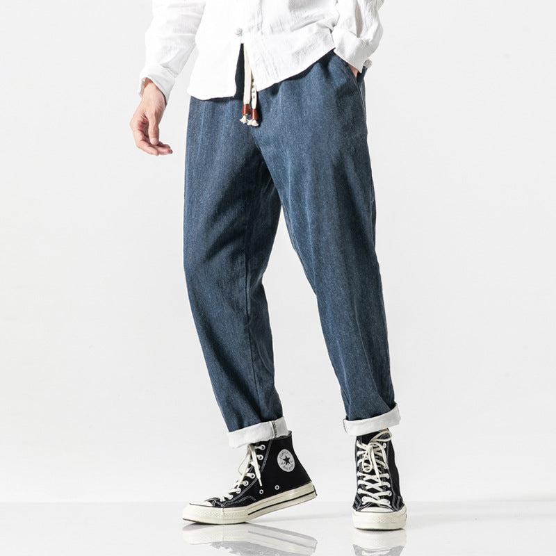 Pantalon large en denim pour hommes - Enzo