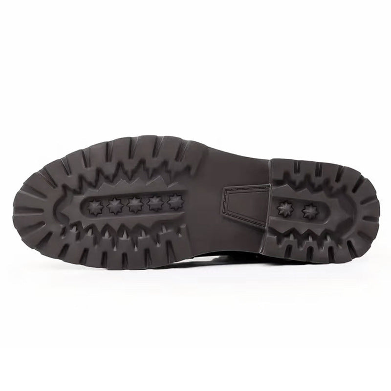Bottes en cuir pour hommes avec semelles antidérapantes - Jason