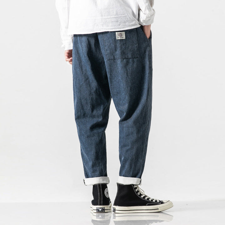 Pantalon large en denim pour hommes - Enzo