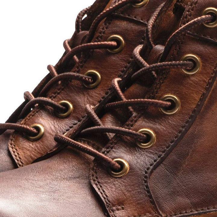 Bottes en cuir style vintage pour hommes - Xavi