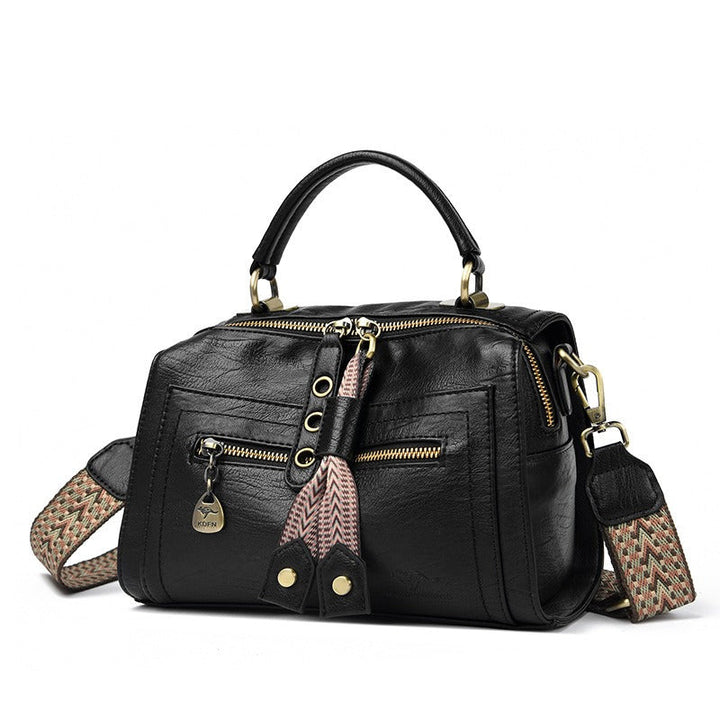 Sac à bandoulière en cuir synthétique avec détails métalliques - Juliette
