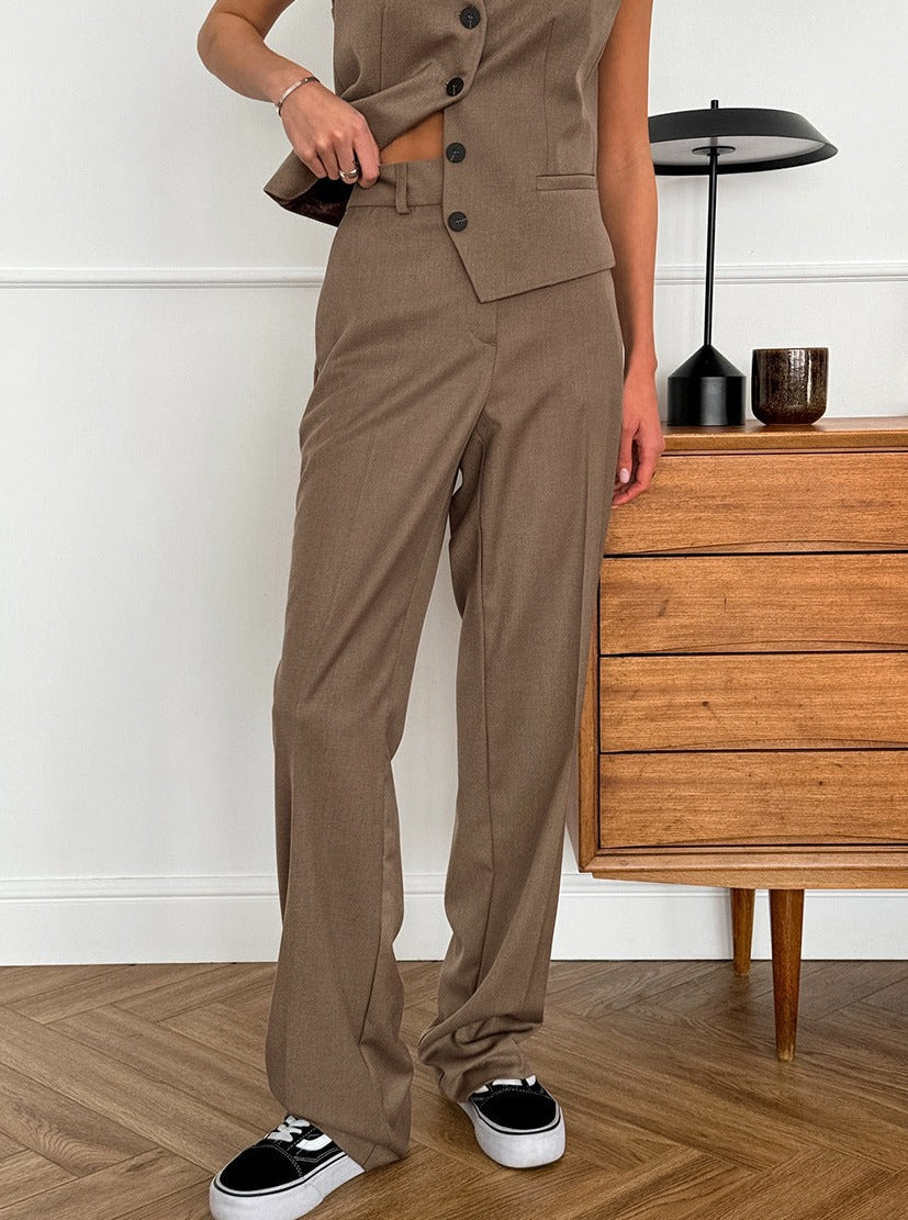 Pam - Ensemble veste et pantalon décontracté de style élégant