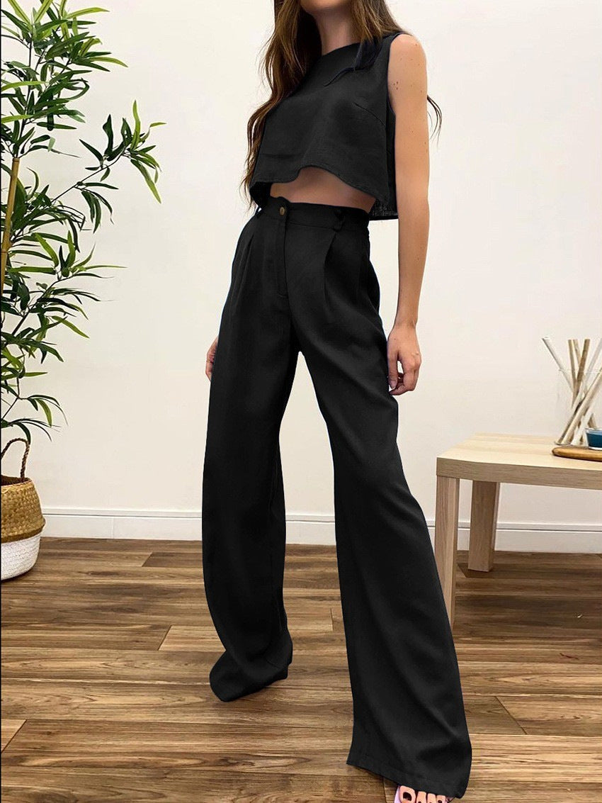Esther - Ensemble pantalon deux pièces Boho