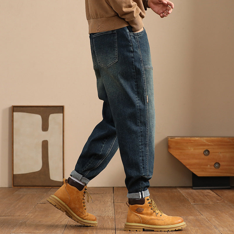 Pantalon large en denim pour homme - Adrien
