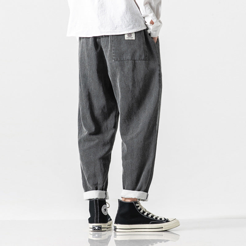Pantalon large en denim pour hommes - Enzo