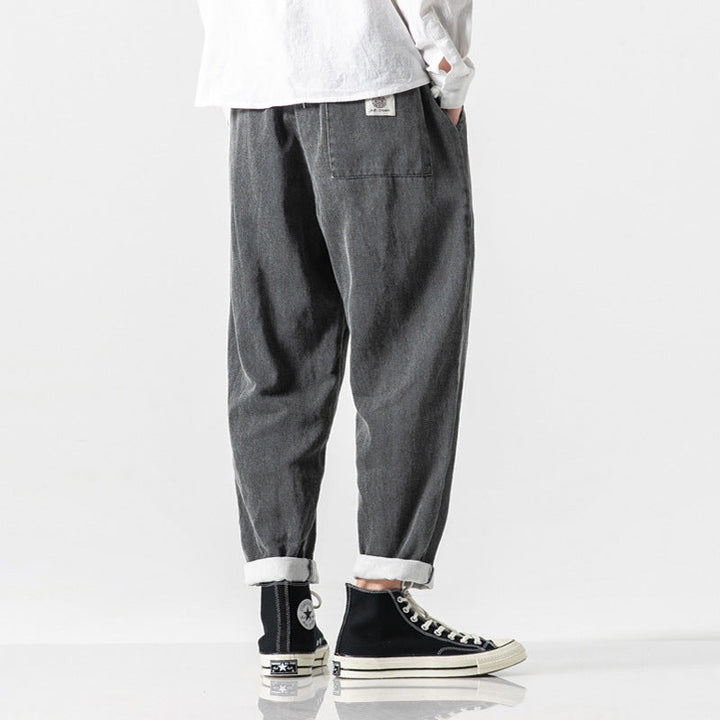 Pantalon large en denim pour hommes - Enzo