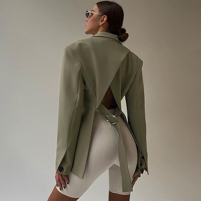 Blazer dos nu pour femmes - Carlotta