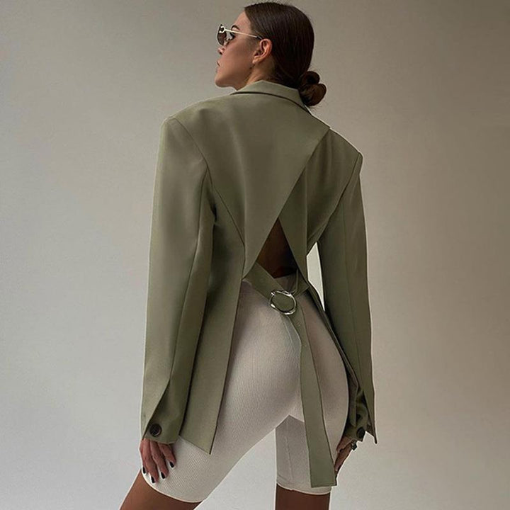 Blazer dos nu pour femmes - Carlotta