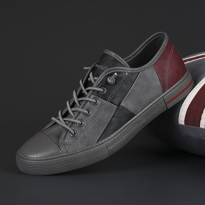 Baskets casual en cuir synthétique pour hommes - Tomás