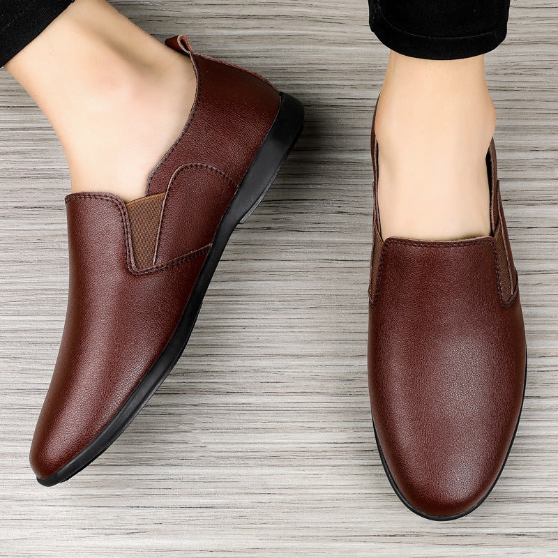 Mocassins en cuir synthétique pour hommes - Julián