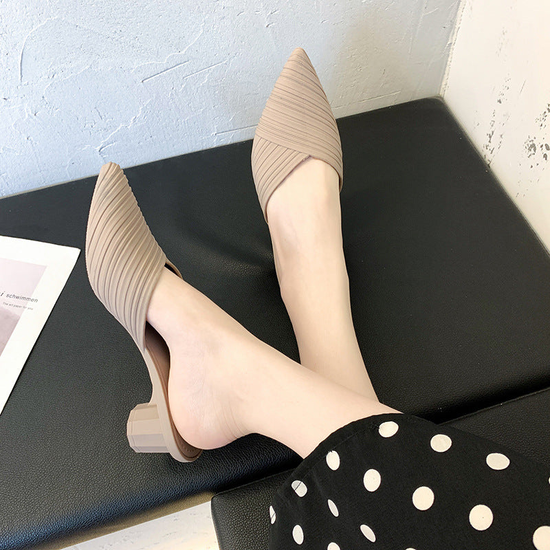 Yolanda - Chaussures d'extérieur pour femmes à talons mi-hauts