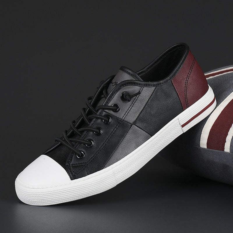 Baskets casual en cuir synthétique pour hommes - Tomás
