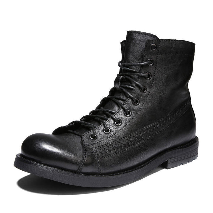 Bottes en cuir vintage pour homme - Pierre