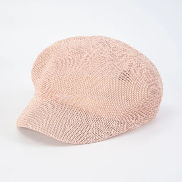 béret octogonal femmes chapeau de soleil
