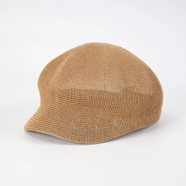 béret octogonal femmes chapeau de soleil