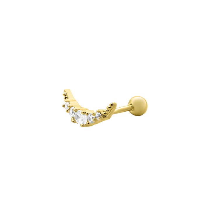 Piercing d'oreille Wing 14K plaqué or