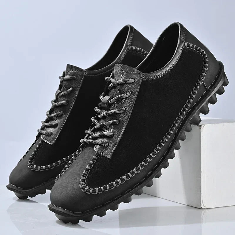Chaussures en cuir patiné - Robert