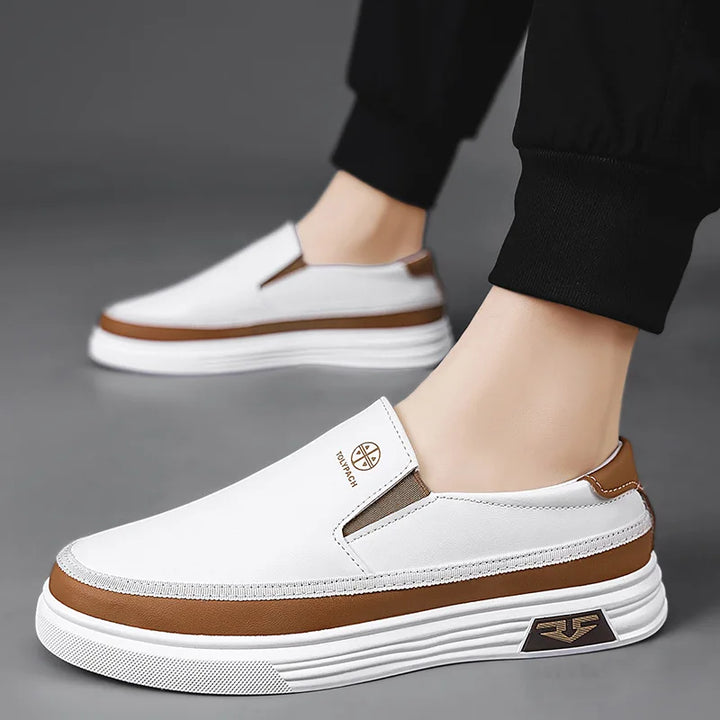 Chaussures à enfiler en cuir végétal - Leonel