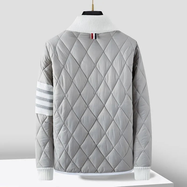 Sweat-shirt zippé matelassé pour hommes - Adam