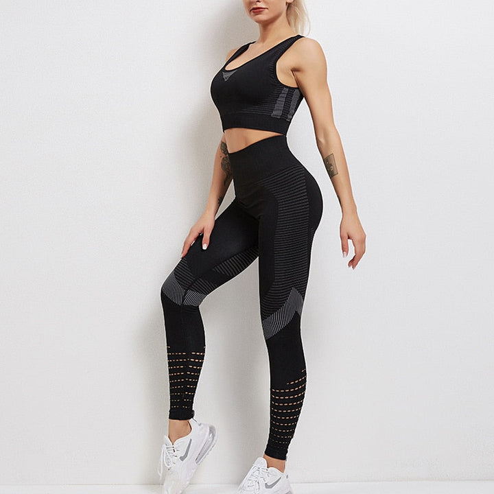 Hennie Sport - Leggings de sport pour femmes avec taille haute