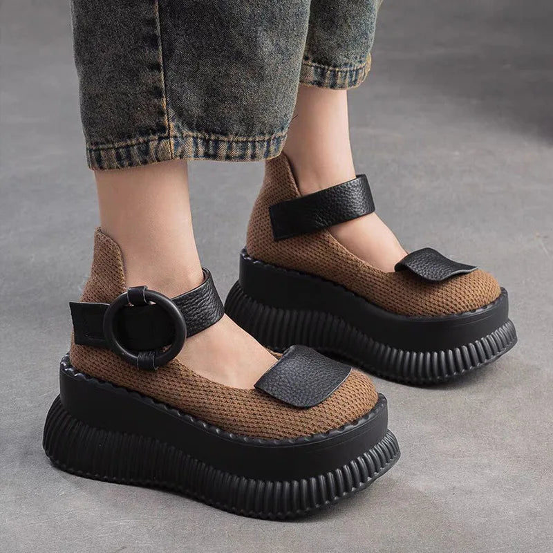Chaussures à semelles compensées - Rinoa