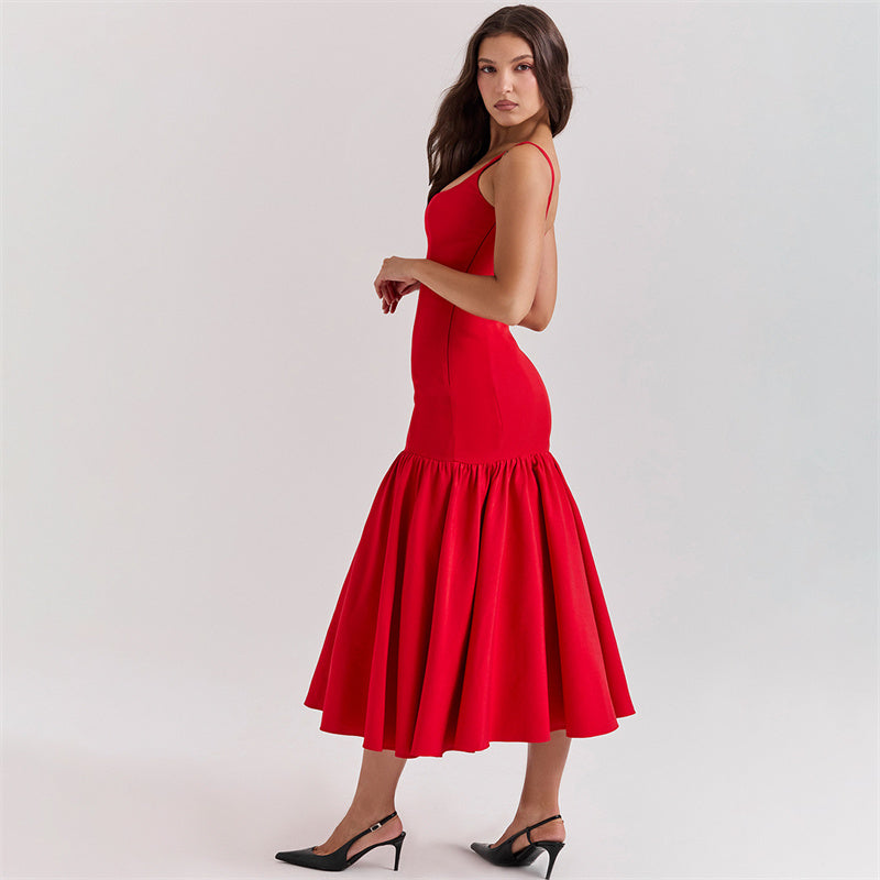 Ariana - Robe élégante avec plis et coupe ajustée