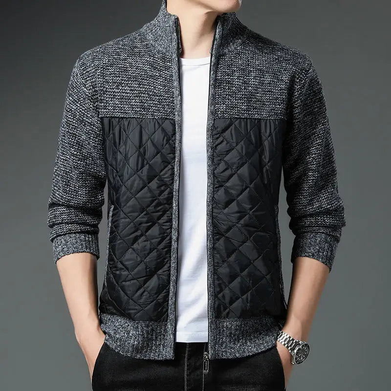 Veste en maille matelassée pour hommes - Foster