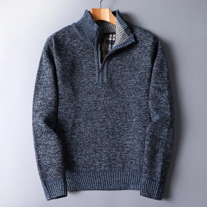 Pull en laine pour homme avec fermeture éclair - Darven