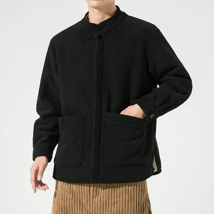 Veste légère en velours côtelé pour hommes avec grandes poches - Boaz
