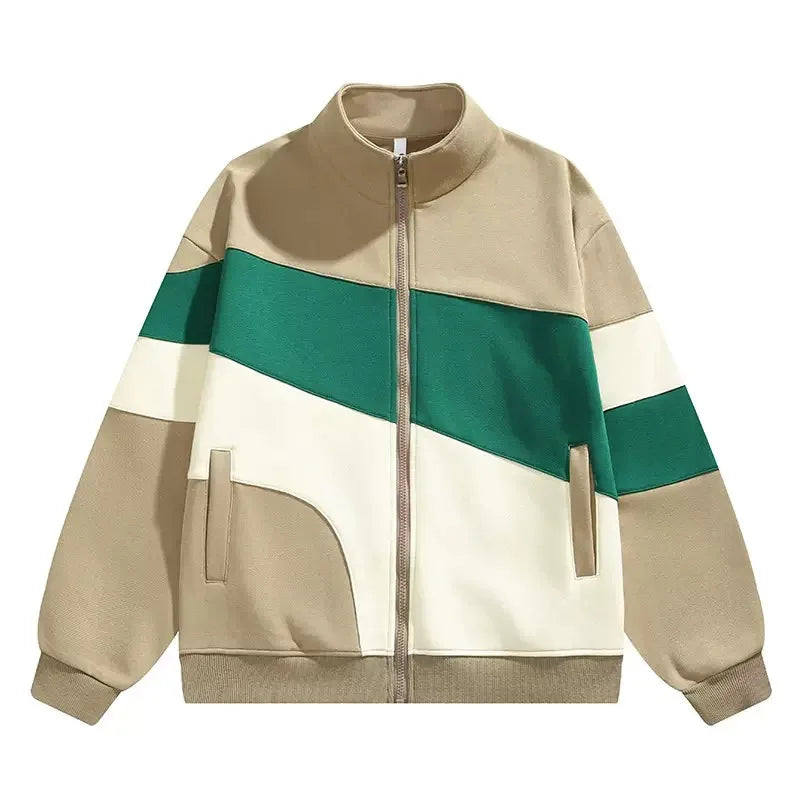 Veste de sport végétalienne avec fermeture à glissière et coloration - Ardan