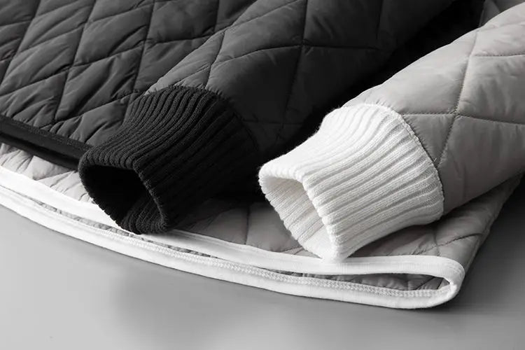 Sweat-shirt zippé matelassé pour hommes - Adam