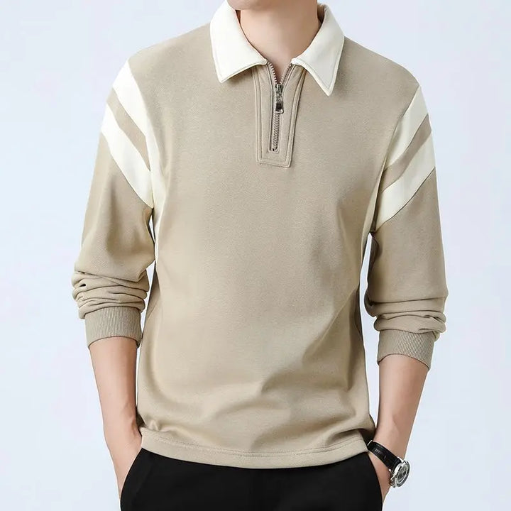 Pull épissé avec demi-fermeture éclair - Eloy