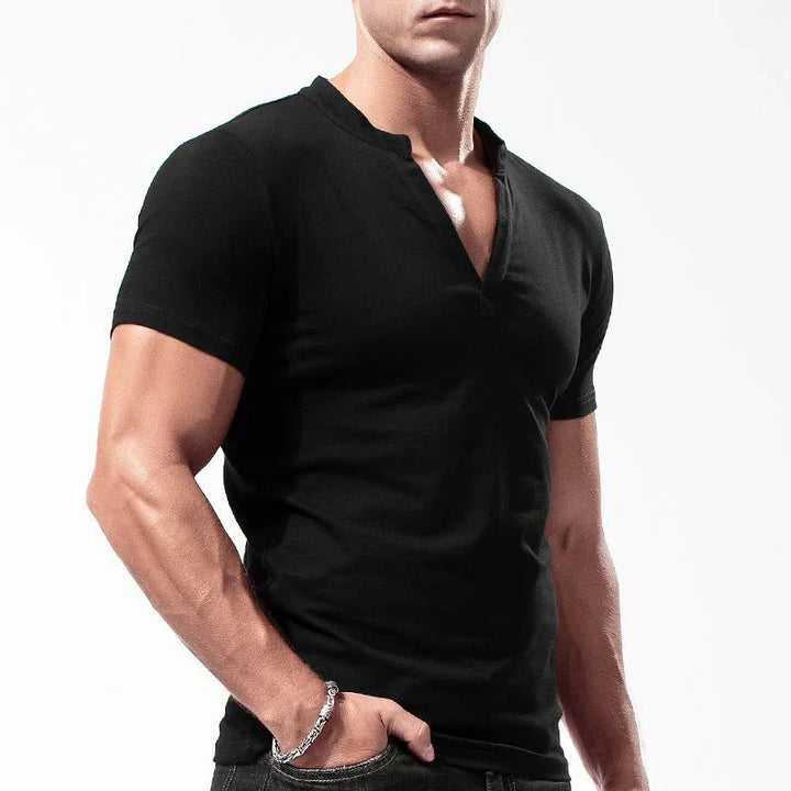 Recon - T-shirt Henley en coton