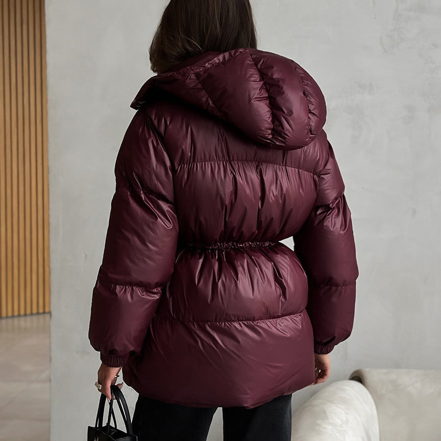 Manteau matelassé pour femme avec capuche réglable - Elissea