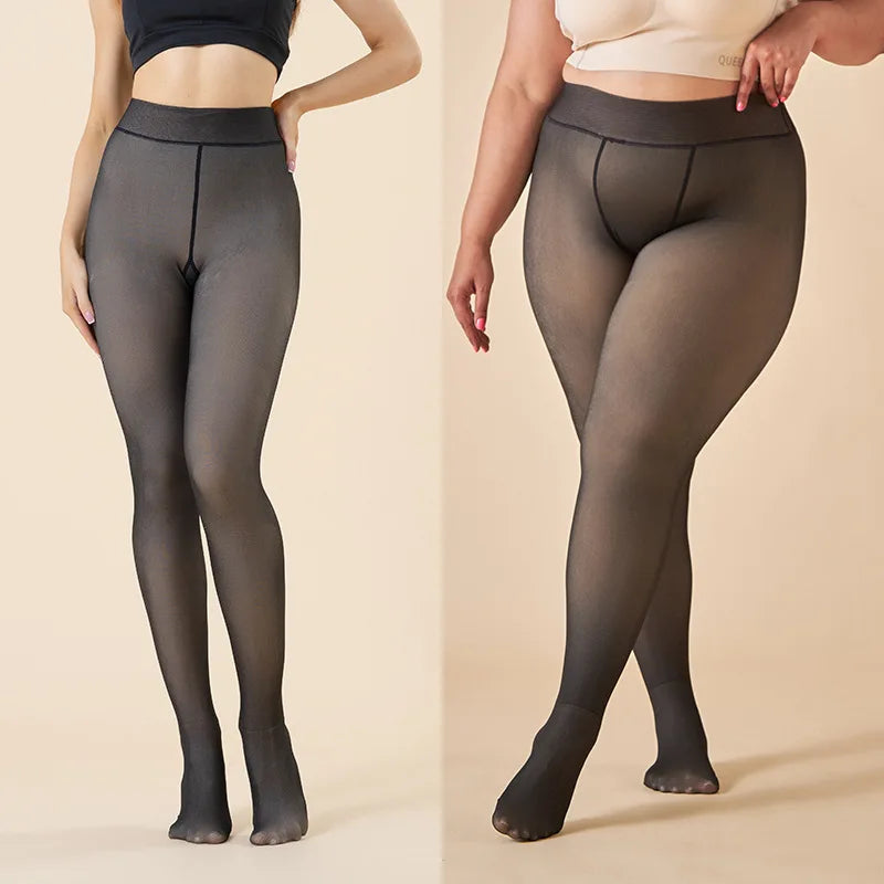 Anny -  Leggings d'Hiver Doublés en Polaire