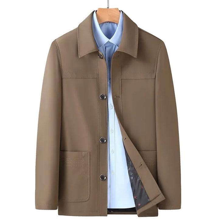 Veste décontractée végane avec poches plaquées et boutons - Samuel