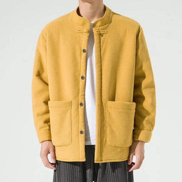 Veste légère en velours côtelé pour hommes avec grandes poches - Boaz