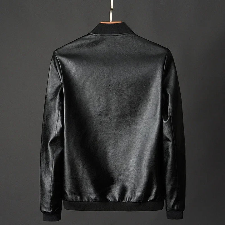 Blouson bombardier en cuir pour homme - Darel