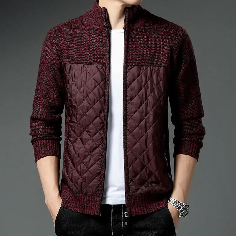 Veste en maille matelassée pour hommes - Foster
