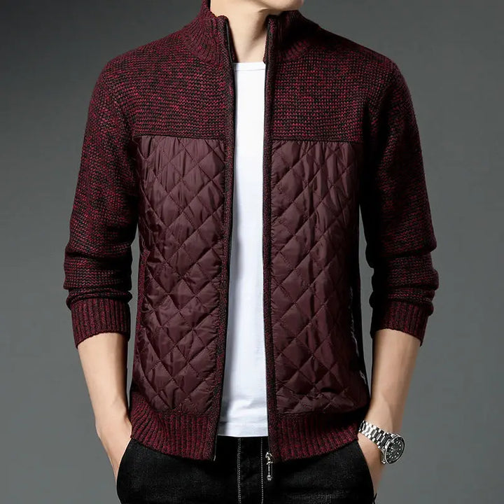 Veste en maille matelassée pour hommes - Foster