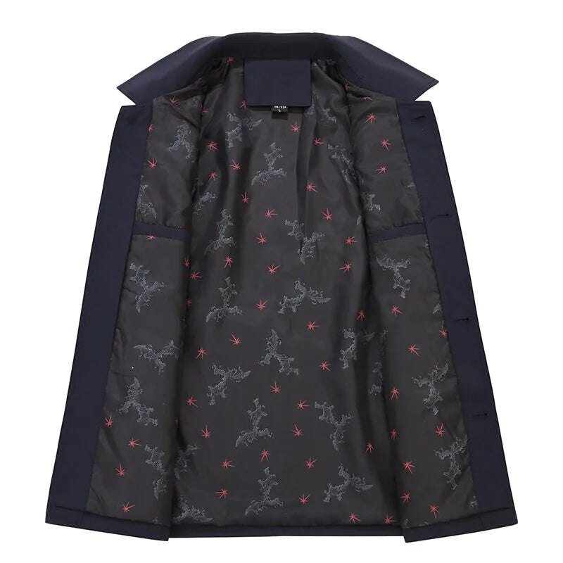 Veste décontractée végane avec poches plaquées et boutons - Samuel