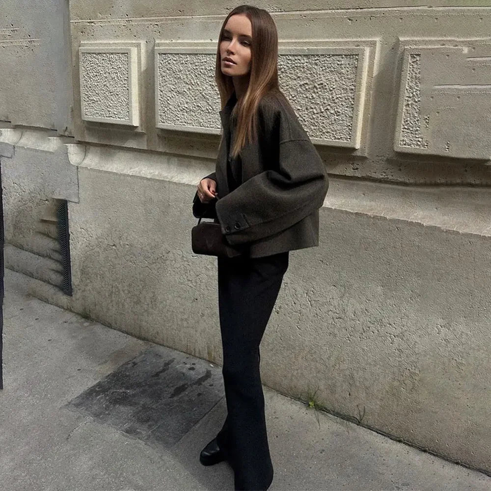 Veste à col roulé souple - Irvène