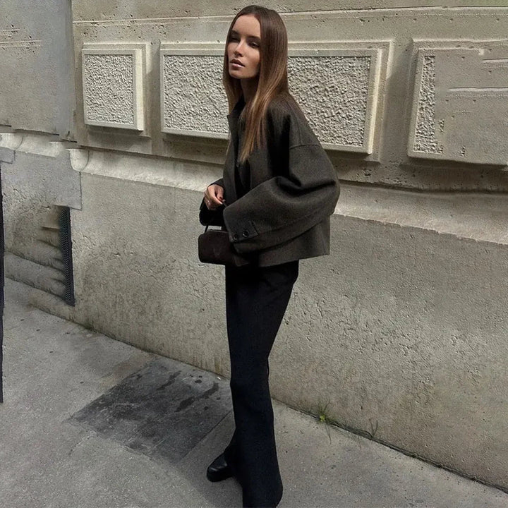 Veste à col roulé souple - Irvène