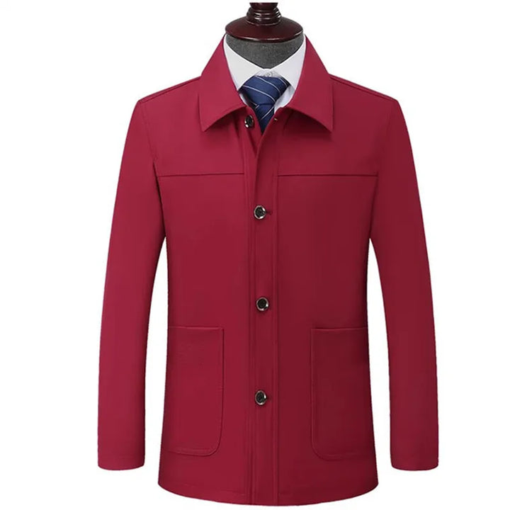 Veste décontractée végane avec poches plaquées et boutons - Samuel